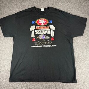 San Francisco 49ers vs Baltimore Ravens Super Bowl XLVII T-Shirt